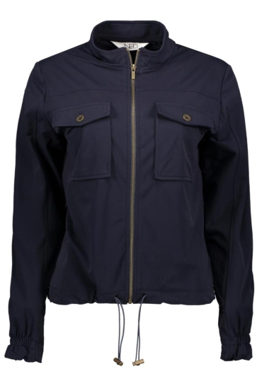 NED Vest RUAN B LS BRUSHED TRAVELER 25W2 U116 05 343 DARK NAVY