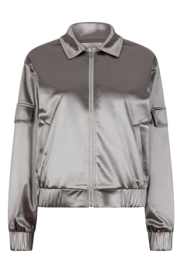 EsQualo JACKET METALLIC W25 10737 080 silver