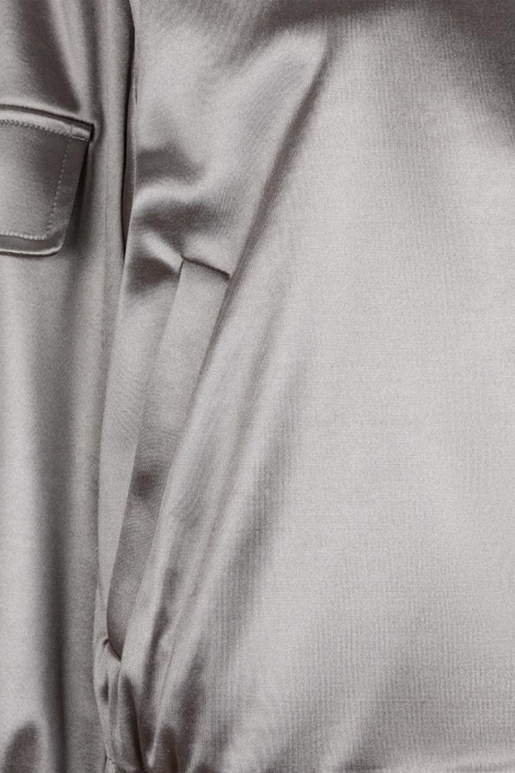 EsQualo zilveren dames jas | Close up