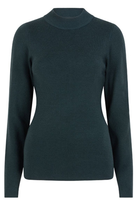 Lofty Manner groene dames trui | Vooraanzicht