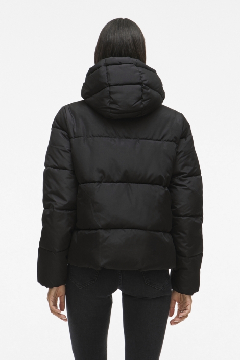 Vila zwarte dames jas | Achteraanzicht