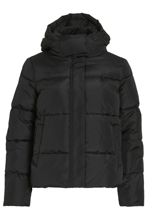 Vila zwarte dames jas | Vooraanzicht