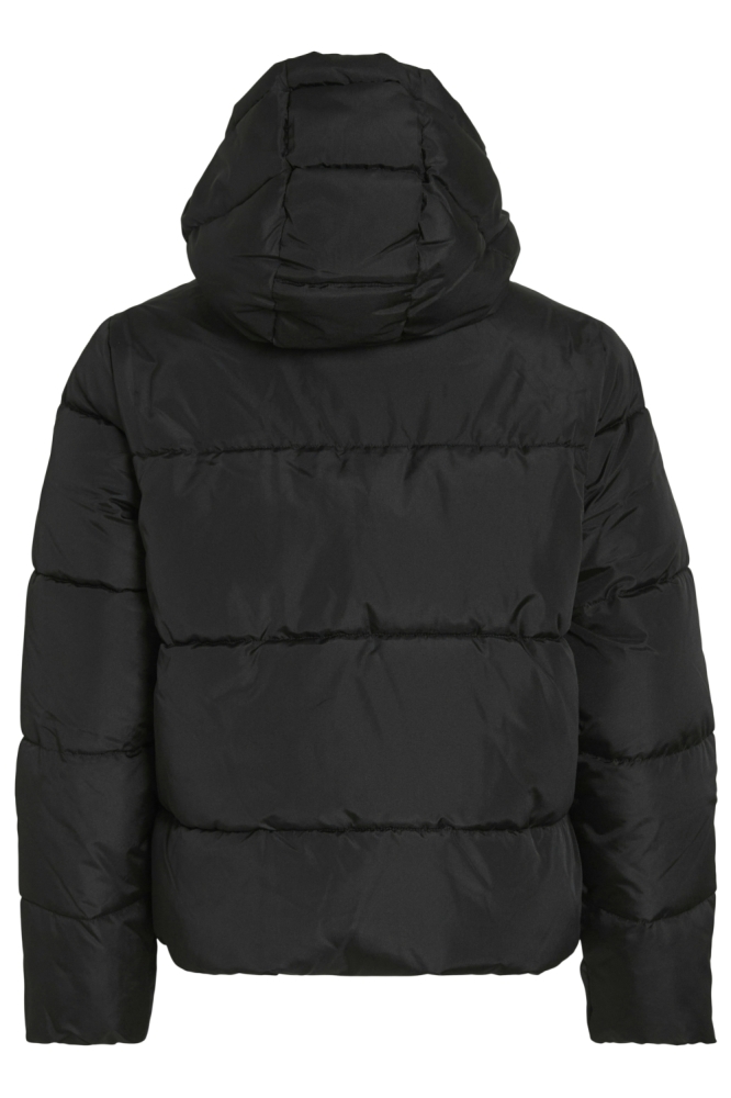 Vila zwarte dames jas | Achteraanzicht