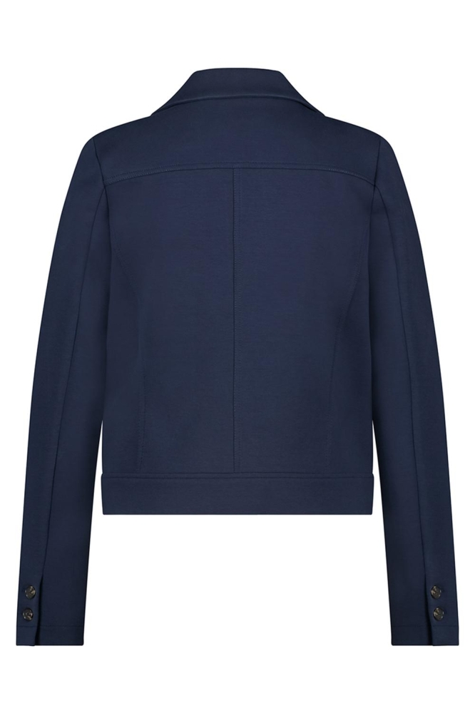 Red Button blauwe dames blazer | Achteraanzicht