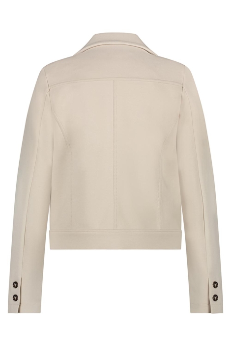 Red Button beige dames blazer | Achteraanzicht