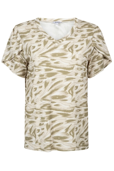 Zoso T-shirt DORA 252 1250-0007 green/sand