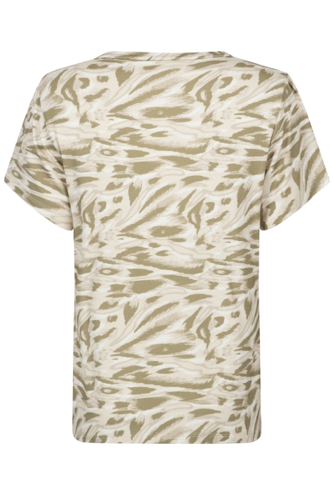 Zoso groene dames t-shirt | Achteraanzicht