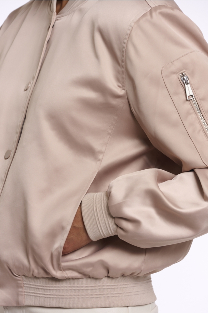 Rino & Pelle bruine dames jas | Close up