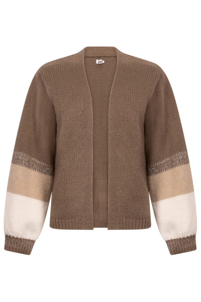 Zoso camel dames vest | Vooraanzicht