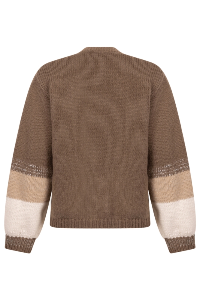 Zoso camel dames vest | Achteraanzicht