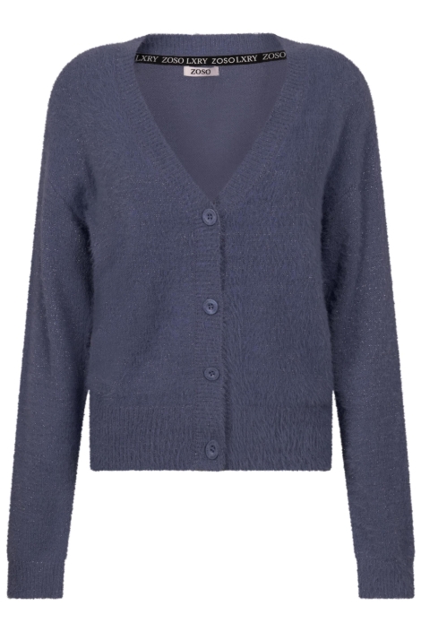 Zoso blauwe dames vest | Vooraanzicht