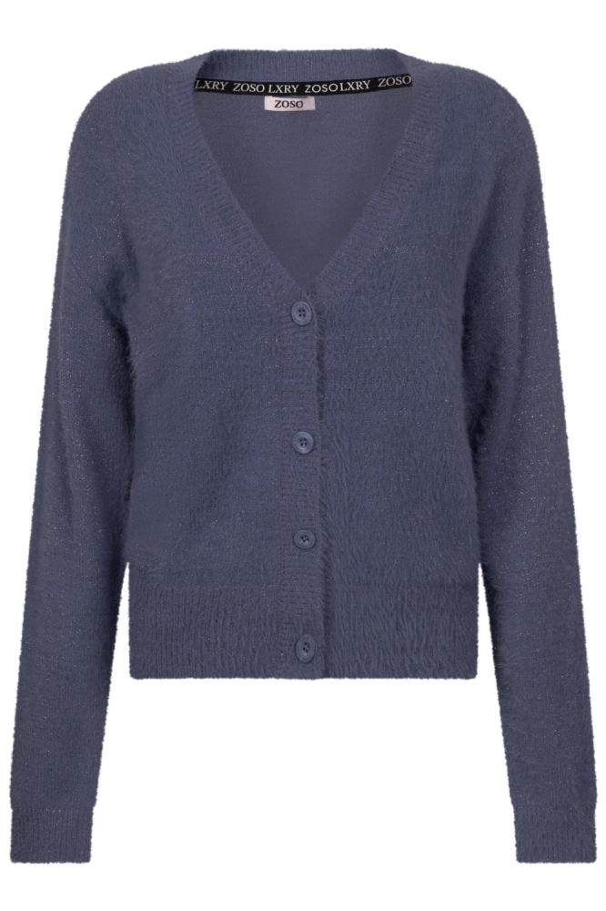 Zoso blauwe dames vest | Vooraanzicht