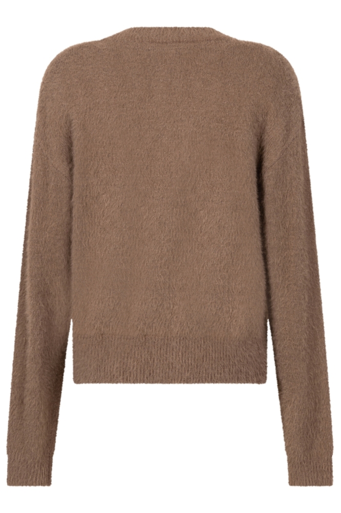 Zoso camel dames vest | Achteraanzicht