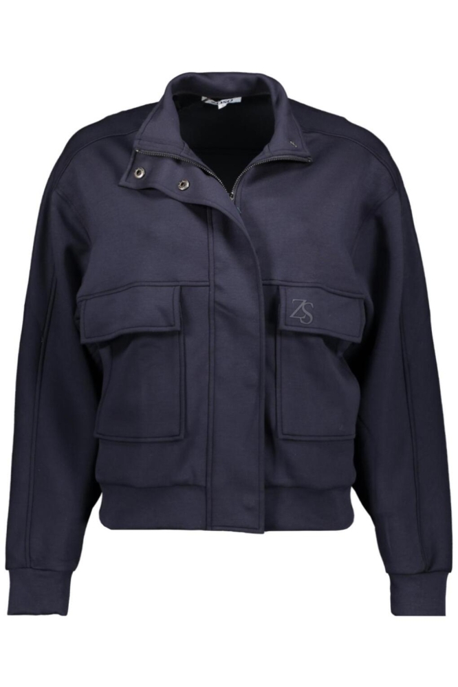 Zoso blauwe dames vest | Vooraanzicht