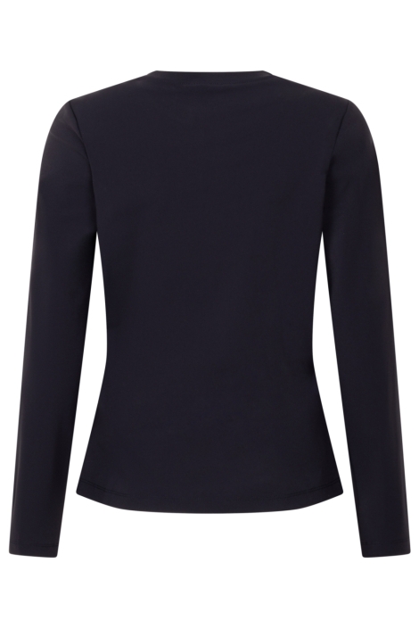 Zoso blauwe dames t-shirt | Achteraanzicht