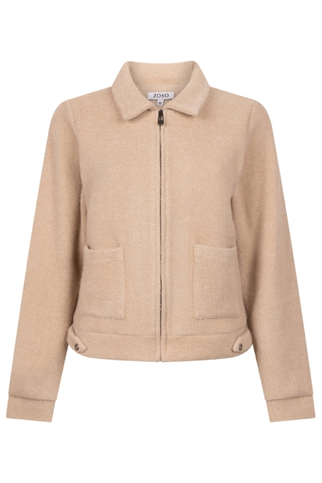 Zoso beige dames blazer | Vooraanzicht