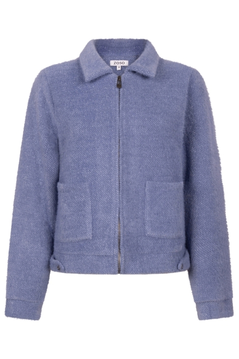 Zoso blauwe dames blazer | Vooraanzicht