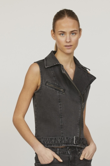 SisterS point Vest OWI VE1 17032 M. GREY WASH