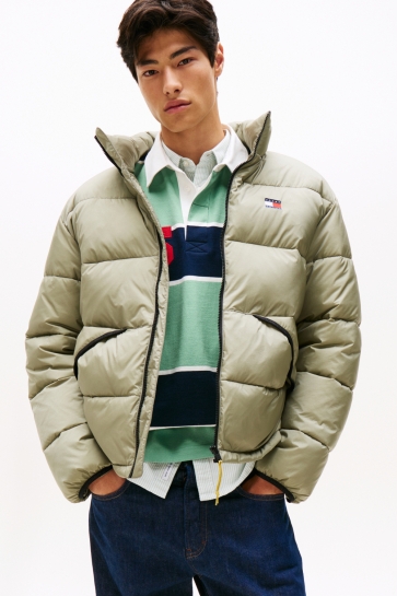 Tommy Jeans Jas TJM VAIL PUFFER EXT DM0DM22040 M1L UTILITY SAGE