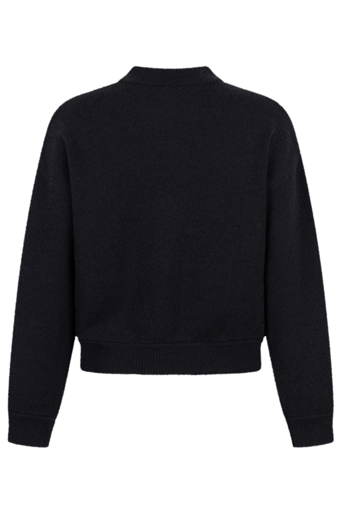 Zoso zwarte dames vest | Achteraanzicht