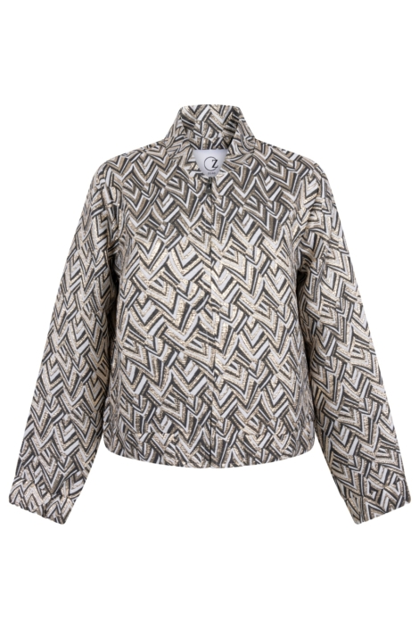 Zoso multi color dames jas | Achteraanzicht