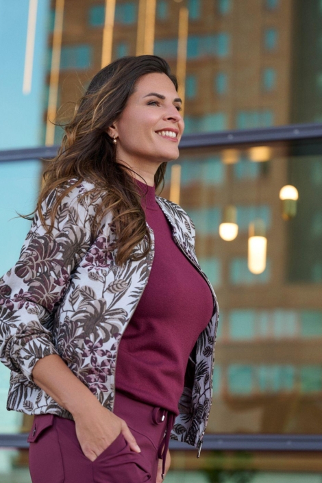 Zoso multi color dames jas | Vooraanzicht