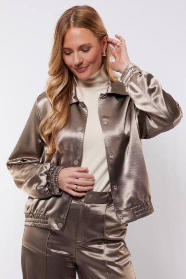 C&S The Label Jas ILAYA JACKET 25WOC04 004 BRONZE