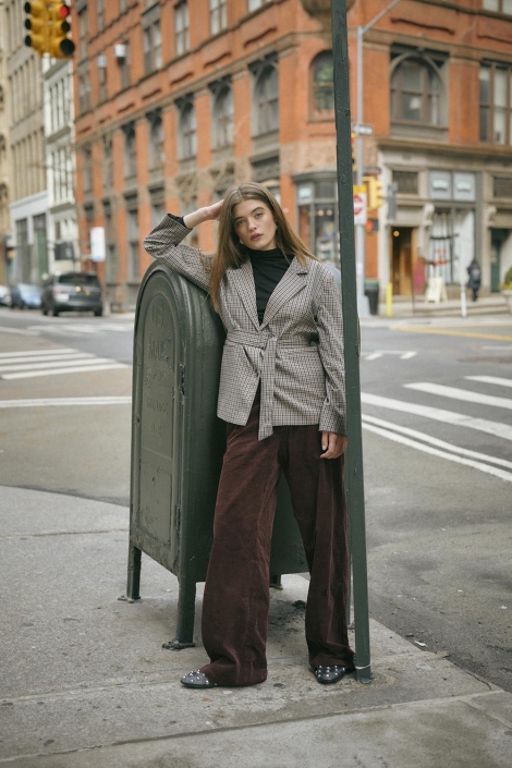 Culture bruine dames blazer | Sfeerbeeld, In situatie