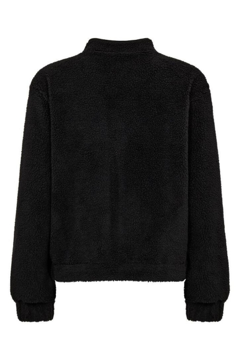 Freequent zwarte dames vest | Achteraanzicht