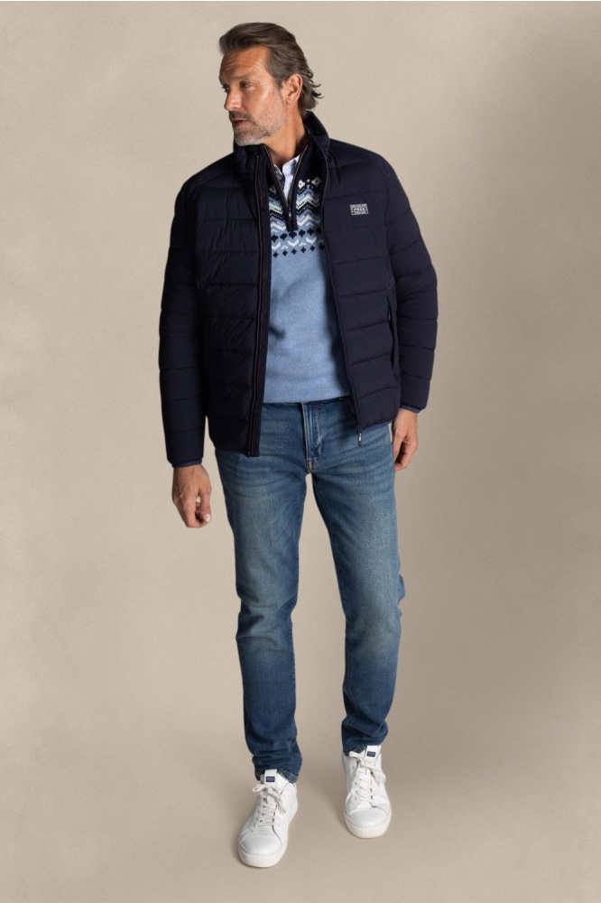 NZA blauwe heren jas | Model