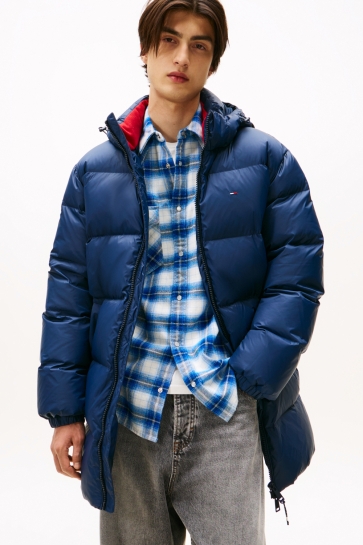 Tommy Jeans Jas TJM ESSENTIAL DOWN PARKA EXT DM0DM20466 C1G DARK NIGHT NAVY