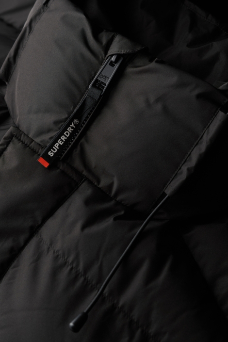 Superdry zwarte heren jas | Kleurstaal