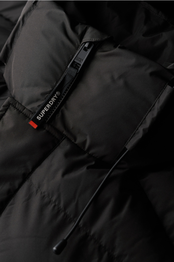 Superdry zwarte heren jas | Kleurstaal