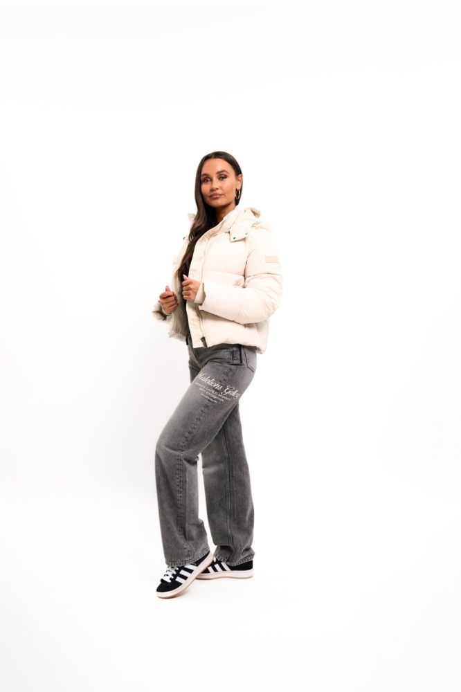 Malelions beige dames jas | Model