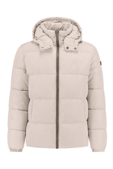 Malelions Jas DONN PUFFER JACKET MM2 AW25 14 099 SAND
