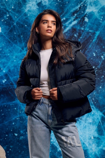 Malelions Jas SIGNATURE PUFFER JACKET MD2 AW25 23 900 BLACK