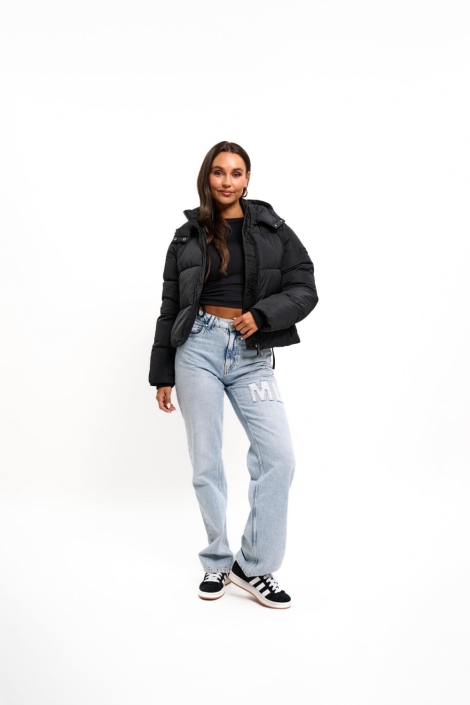 Malelions zwarte dames jas | Model