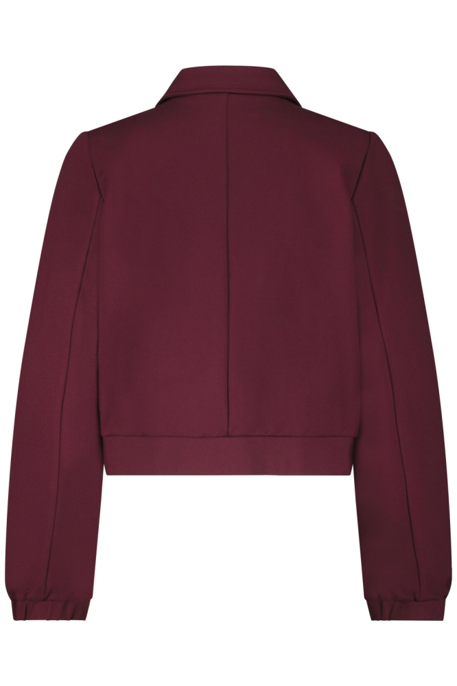 Red Button bordeaux dames jas | Achteraanzicht
