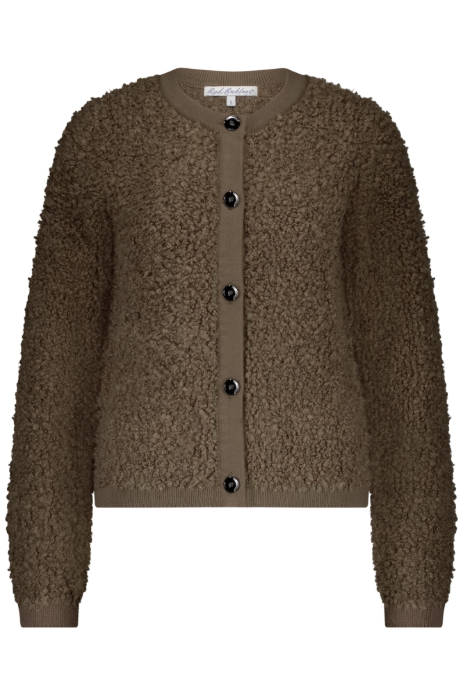 Red Button bruine dames vest | Vooraanzicht