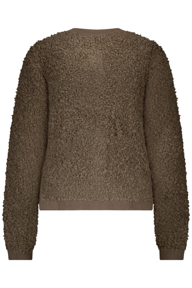 Red Button bruine dames vest | Achteraanzicht
