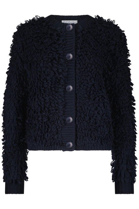 Red Button blauwe dames vest | Vooraanzicht