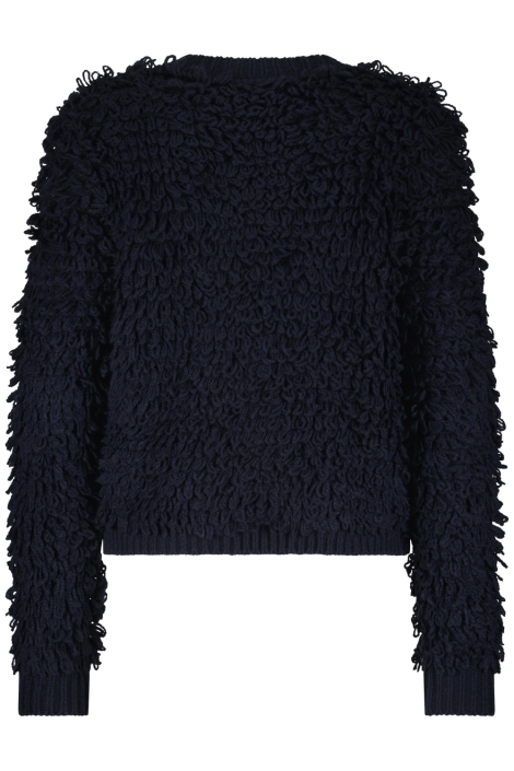 Red Button blauwe dames vest | Achteraanzicht