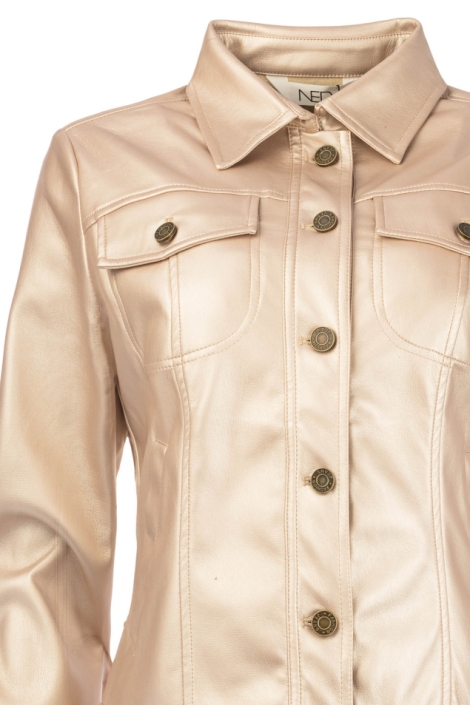 NED gouden dames jas | Close up