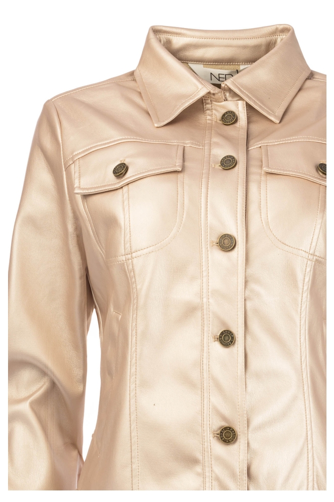 NED gouden dames jas | Close up