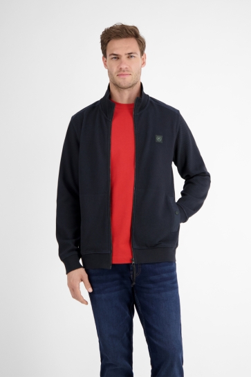 Lerros SWEATJACK MET SPORTIEVE STRUCTUUR 2594522 485 CLASSIC NAVY