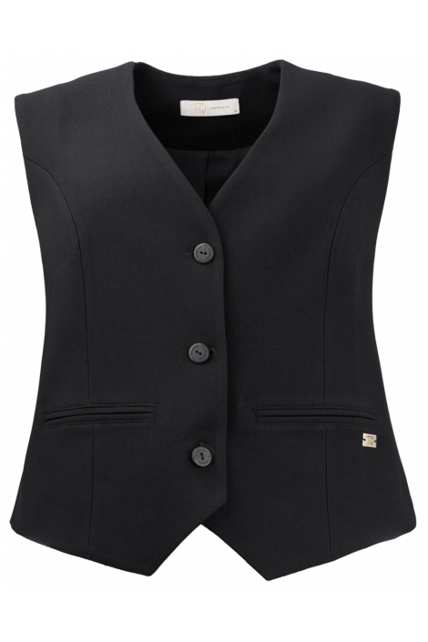 TQ Amsterdam zwarte dames gilet | 