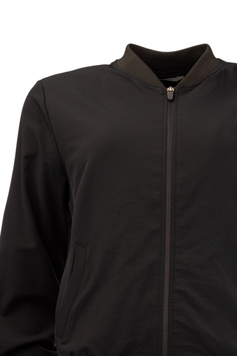 TQ Amsterdam zwarte dames jas | Close up