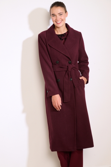 LolaLiza bordeaux dames jas | Model vooraanzicht