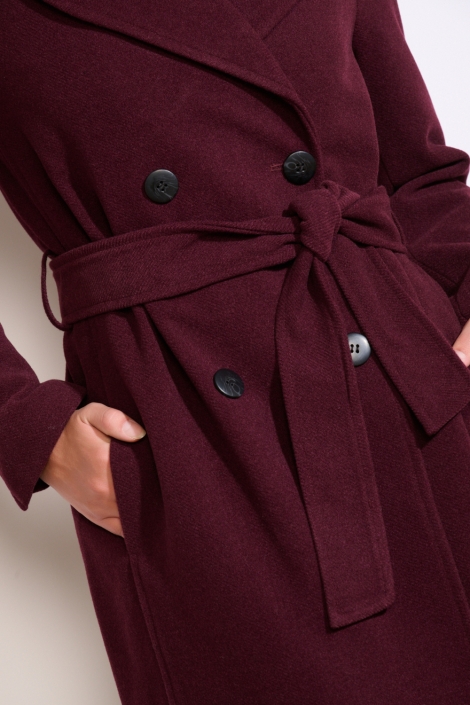 LolaLiza bordeaux dames jas | Close up