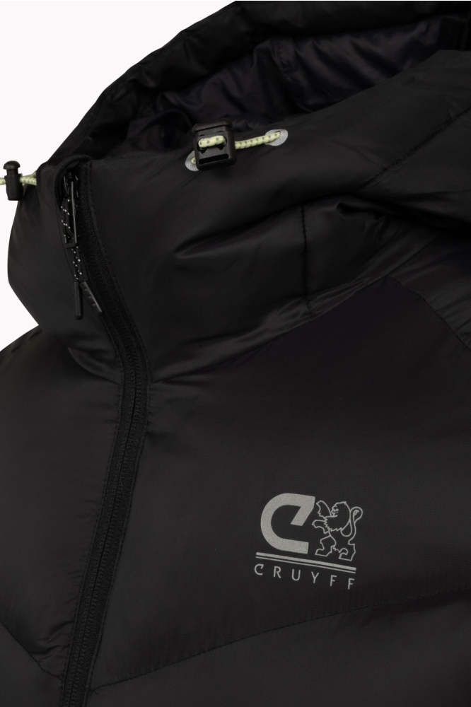 Cruyff zwarte heren jas | Kleurstaal